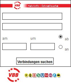 VBB fahrinfo - Link (mit Vorbelegung)